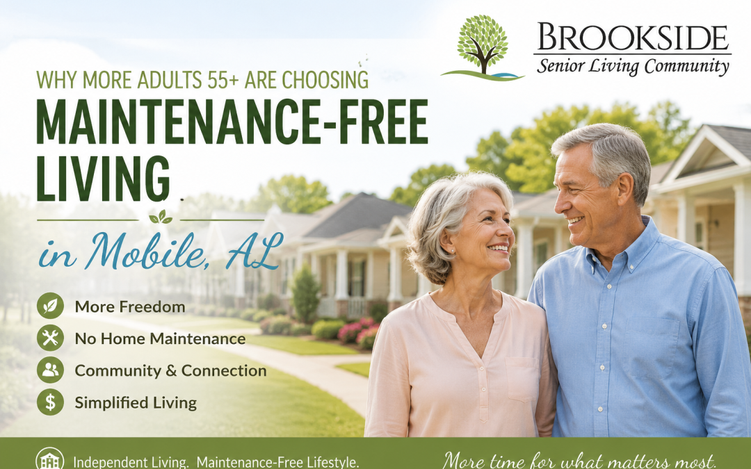 Why More Adults 55+ Are Choosing Maintenance-Free Living in Mobile, AL